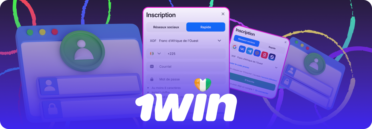 L'inscription sur 1win donne un accès rapide aux paris, au casino et aux bonus pour les joueurs de Côte d'Ivoire